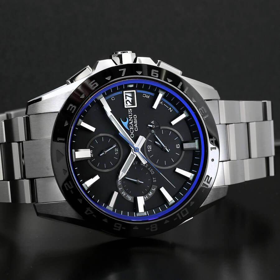 CASIOカシオ オシアナス OCW-T3000A-1 AJF 新品] カシオ オシアナス OCWT3000A1AJFブラック チタン クロノ