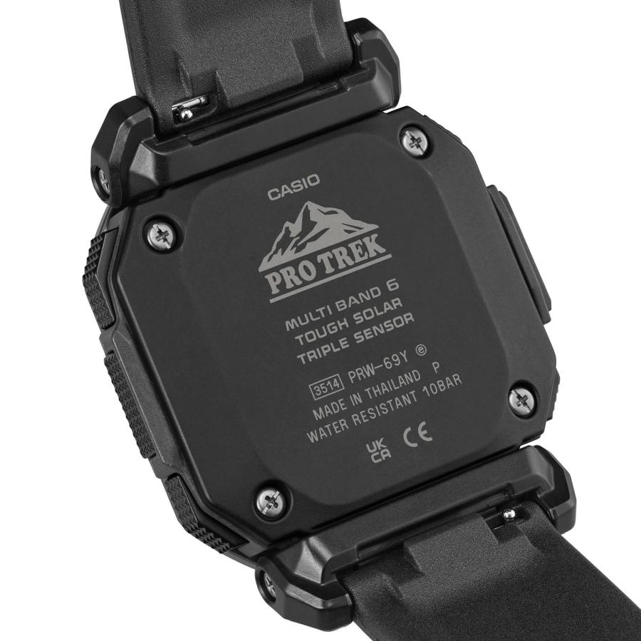 カシオ プロトレック PRW-69Y-1JF 角型デジタル タフソーラー 電波時計
