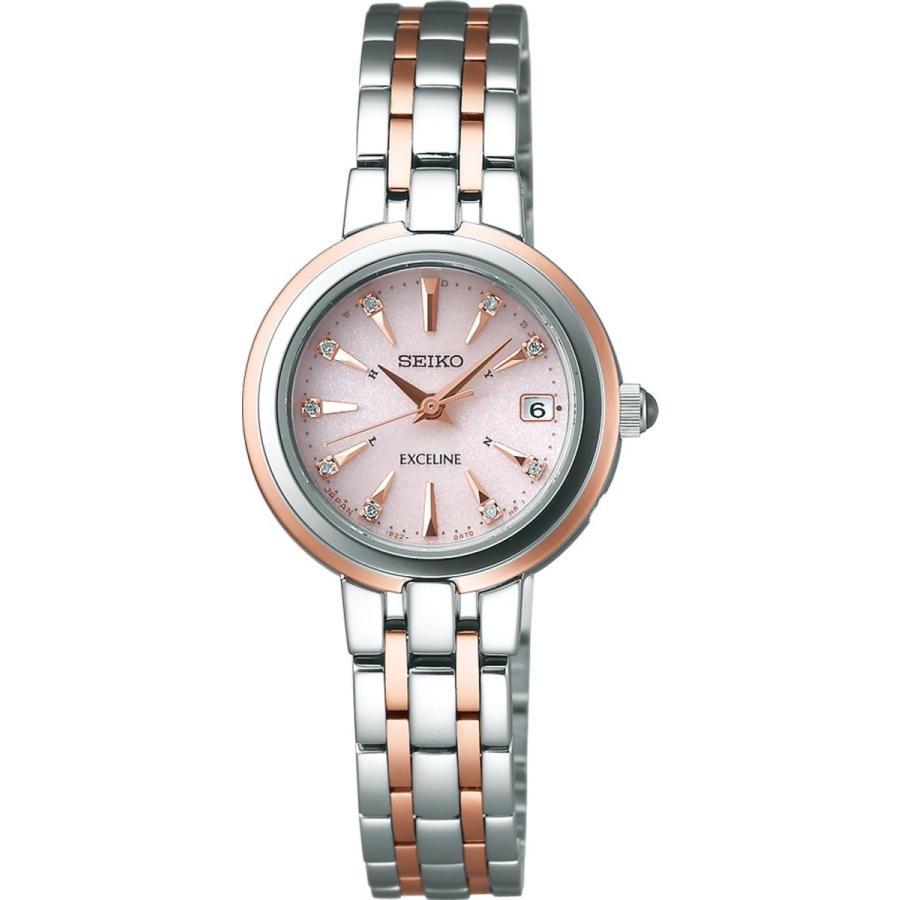 セイコー エクセリーヌ SWCW018 SEIKO EXCELINE 電波 ソーラー