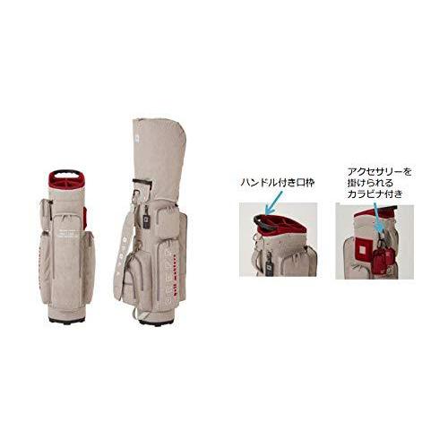 新品 ONOFF オノフ キャディバッグ 杢(モク)調 ベージュ