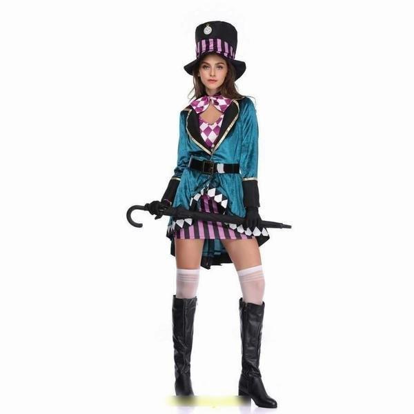 ハロウィン万聖節レディースパーティー用仮装クリスマス演出服コスチュームコスプレクレ 大人用 魔術師 その他のコスプレ衣装 ハロウィーンHalloween ハロウィン万聖節 大人 パーティー クリスマス演出服 女王様 お姫様 宮廷風