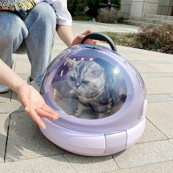 大人気ペットバッグ キャットバッグ 多機能スペースバッグ ポータブルで通気性ある猫用トイレ用品 外出用の猫用ケージ