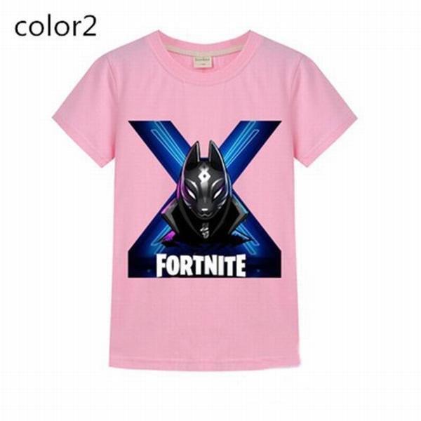 FORTNITE フォートナイト Tシャツ 半袖 子供 ティーシャツ 子供の日 誕生日 カコイイ 柔らかい 可愛い 半袖 黒 ブラック ゲーム ロゴ 子供 コスチューム アニメ キャラクター衣装 Fortnite フォートナイト ティシャツ ウィメンズ 半袖 限定 キッズ