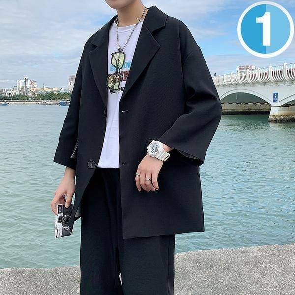 メンズ スーツ ビジネス 2点セット カジュアル セットアップ