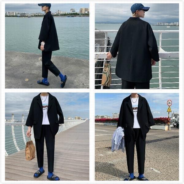 メンズ スーツ ビジネス 2点セット カジュアル セットアップ