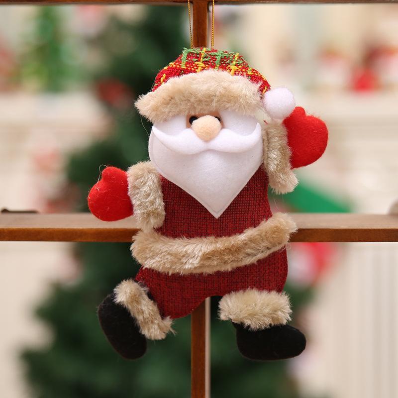 最大75％オフ！最大75％オフ！クリスマス ツリー 飾り付け オーナメント 4個 セット サンタクロース 人形 装飾 アクセサリー ガーランド 