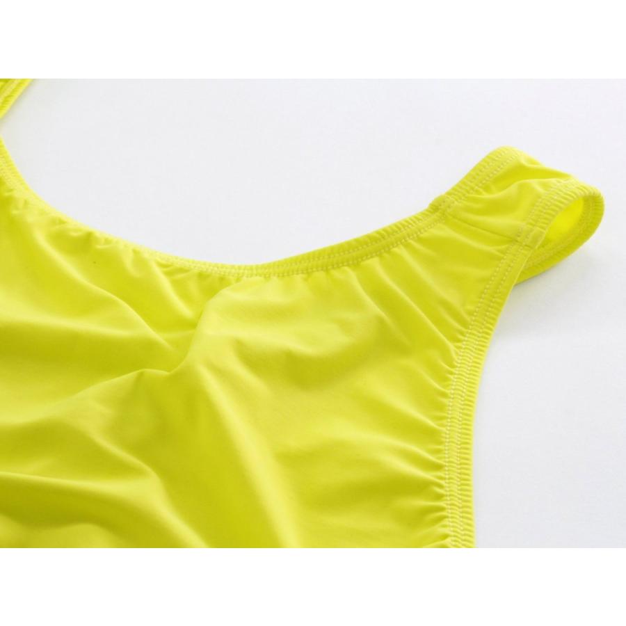 2点まとめ　シアー生地　レオタード 左右木健一氏×abby＞切り替えリッチギャザーレオタード 裏地付き