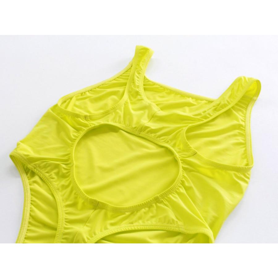 Tバック 競泳タイプ レオタード スキン2WAY生地 ユニセックス : under