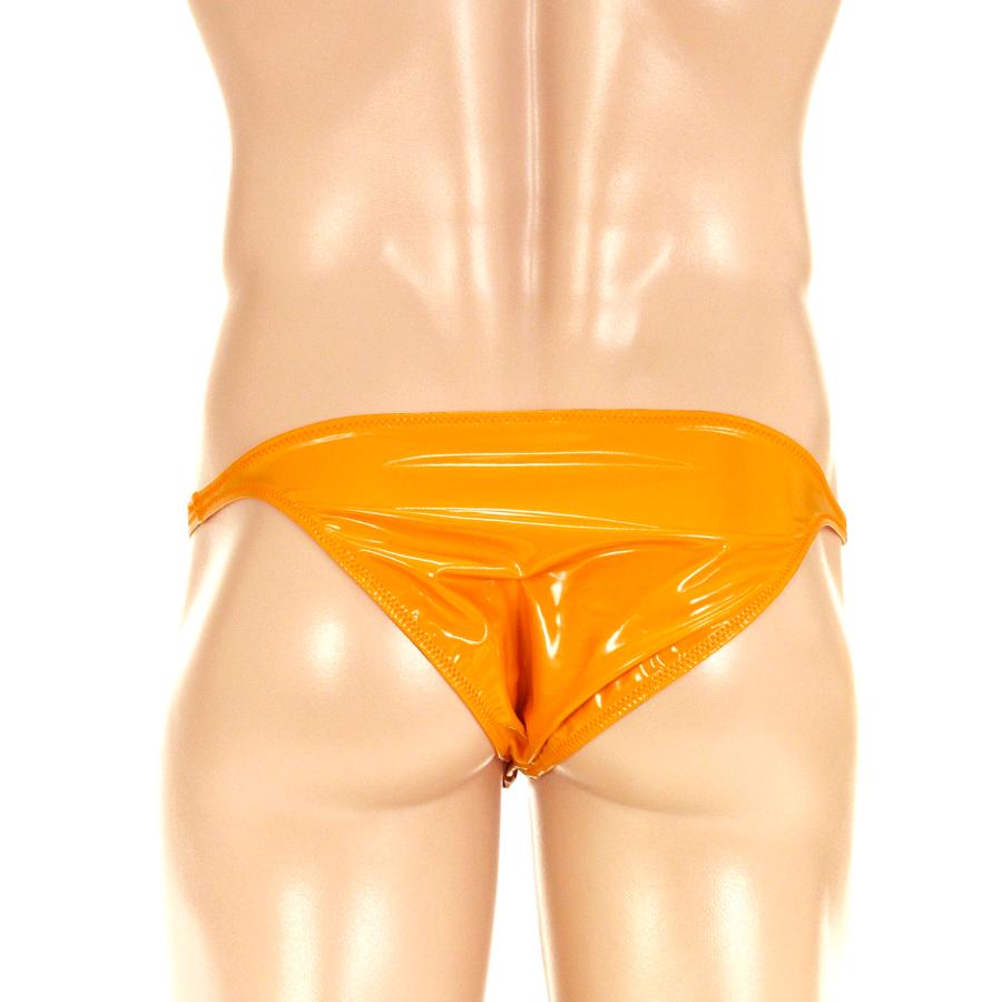 メンズ ビキニブリーフ エナメル生地 ハーフシーム 男性下着 |  | 07