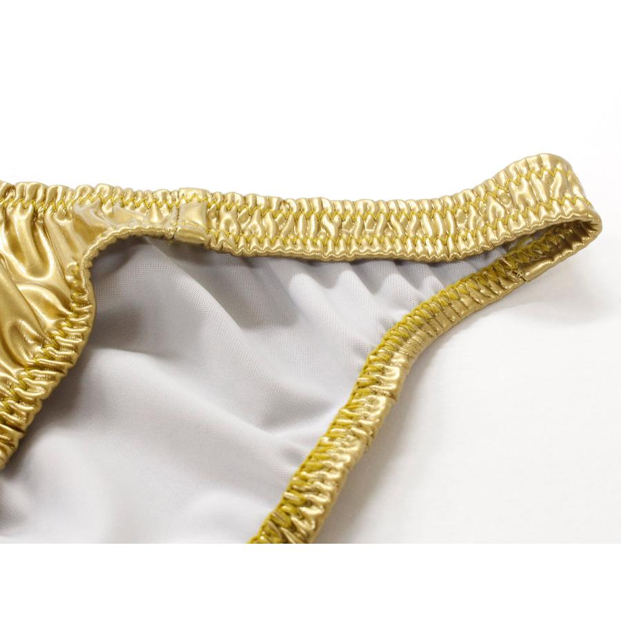 メンズ ビキニブリーフ エナメル生地 ハーフシーム 男性下着 |  | 08