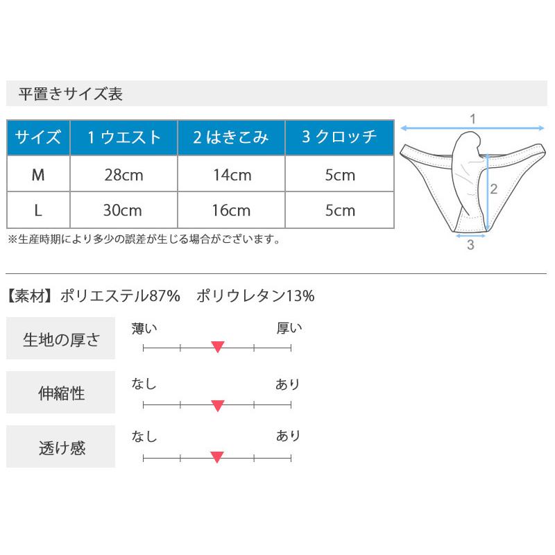 メンズ ビキニブリーフ ローライズ 立体裁断 ブライト2WAY生地 男性下着 |  | 11