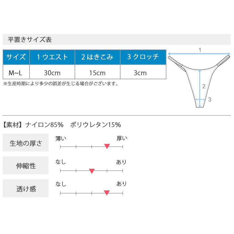 Tバック ガードル生地 パワータイプ バインダー ノーシーム はぎ無し ユニセックス｜yans｜12