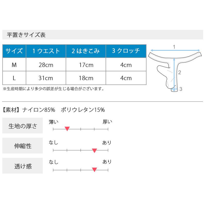 メンズ Tバック バナナ 立体裁断 スーパーストレッチ2WAY生地 男性下着 |  | 09