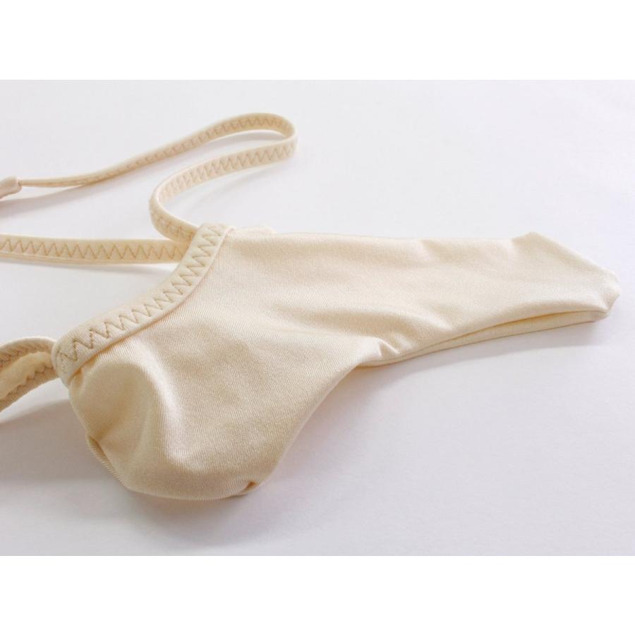 メンズ Tバック ローライズ バインダー 立体裁断 男性下着 光沢