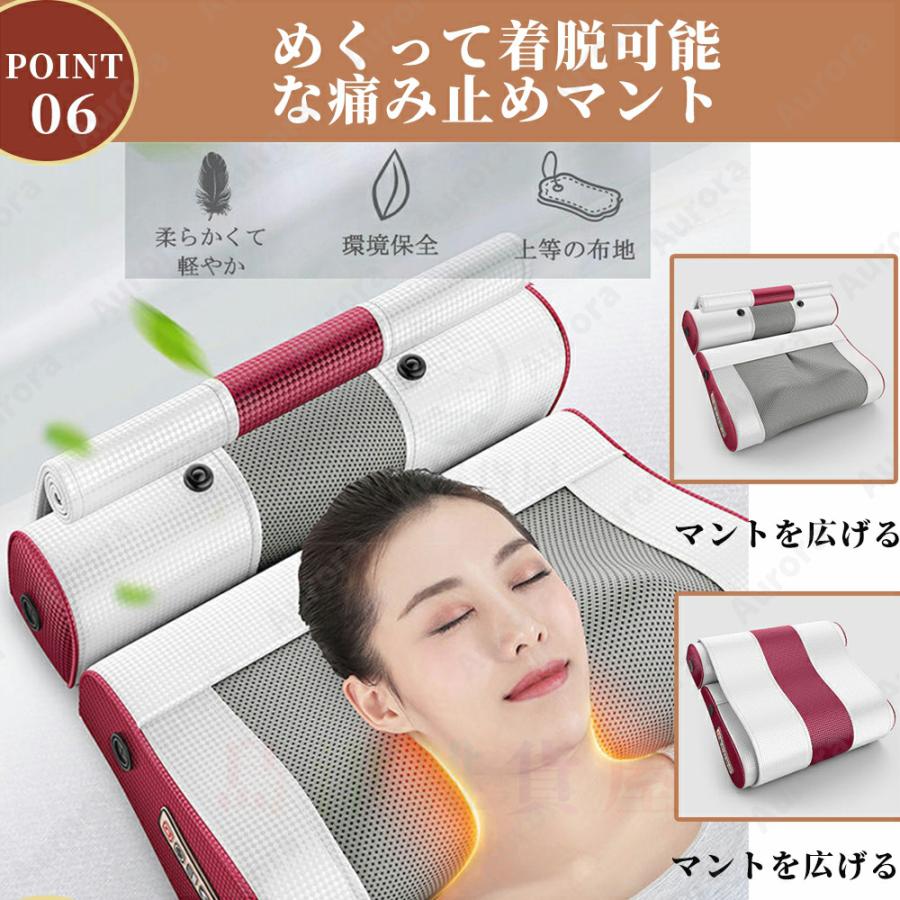 マッサージ機 小型 多機能マッサージ枕 マッサージ器 電熱 全身 マッサージ機 小型 多機能マッサージ枕 マッサージ器 電熱 全身