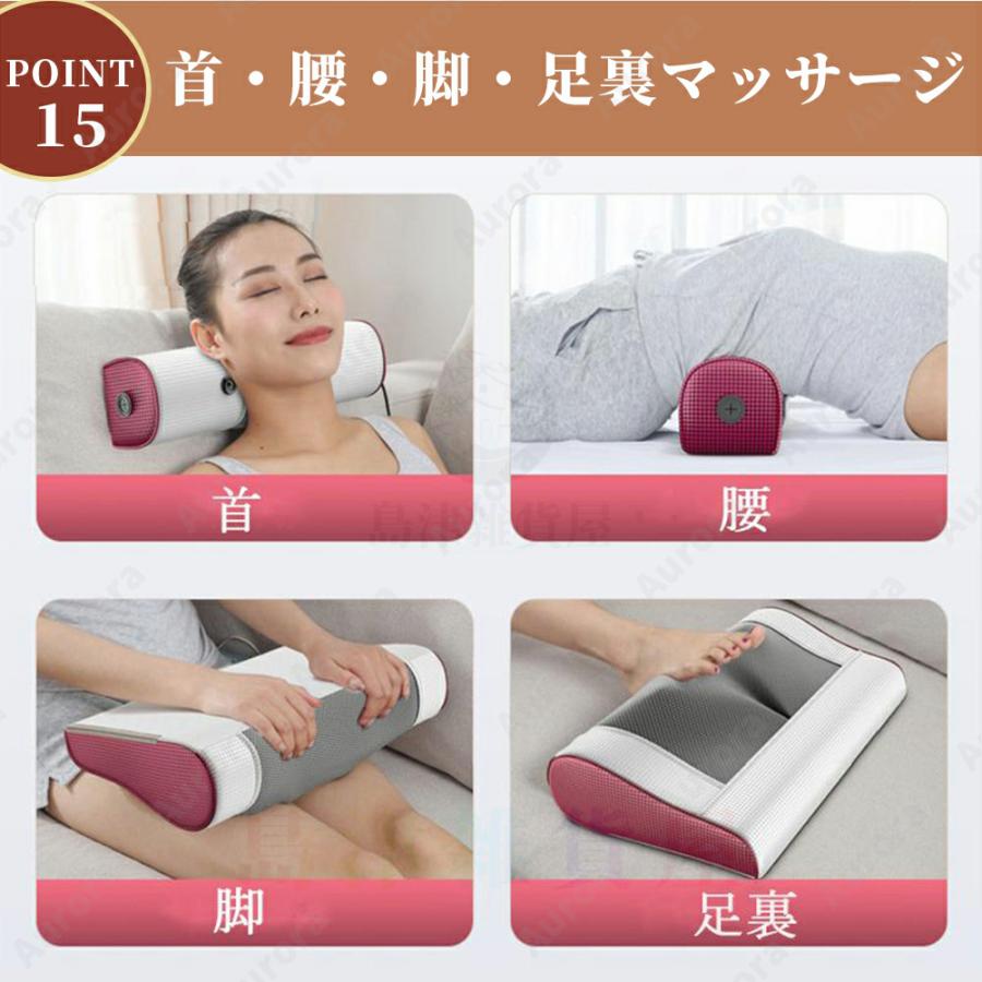 マッサージ機 小型 多機能マッサージ枕 マッサージ器 電熱 全身 マッサージ機 小型 多機能マッサージ枕 マッサージ器 電熱 全身
