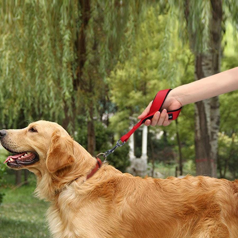 Pettom リード 犬 ショートリード 短引き 中型犬 大型犬 超大型犬 ナイロン 丈夫 しつけ 散歩 柔らかい 手に優しい 短い 犬用リ Yan Yan 通販 Yahoo ショッピング