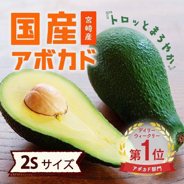 横山果樹園の「ひなたプリンセス（国産アボカド）」【２Sサイズ２玉　合計約350g】 | 