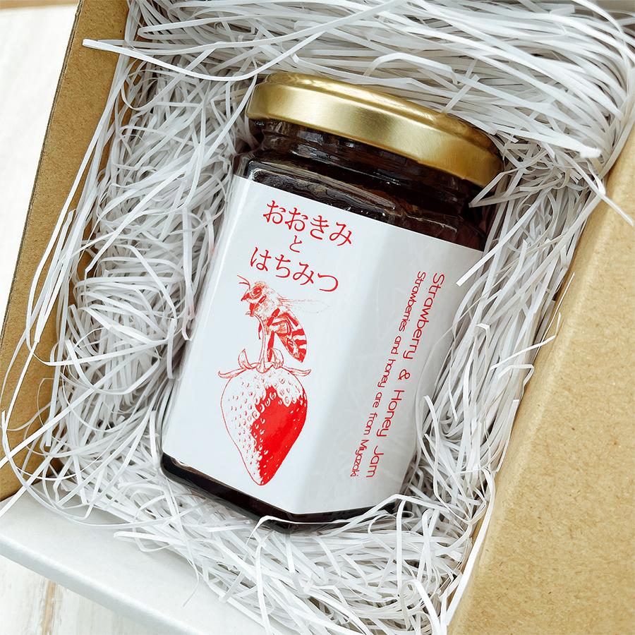 【おおきみとはちみつ】宮崎県産イチゴジャム １本　ギフト プレゼント 贈答品　御中元 |  | 01