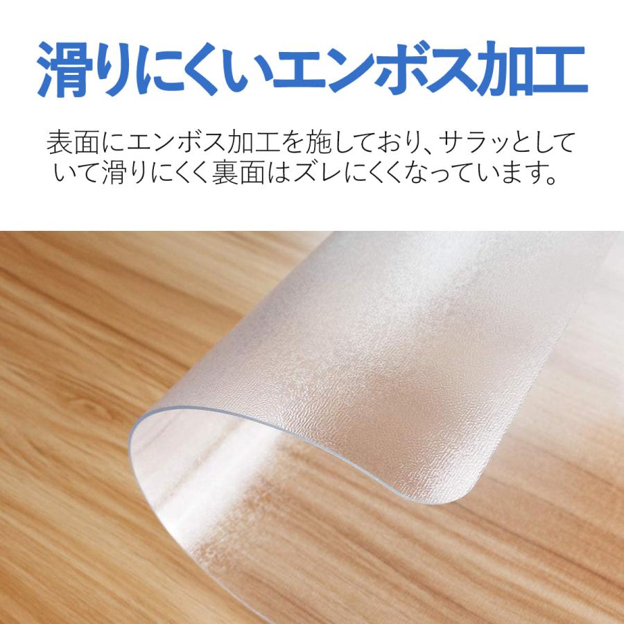 キッチンマット 透明 クリア 180×45cm 1.5mm厚 カット 拭ける キッチンマット 透明 クリア 180×45cm 1.5mm厚 カット 拭ける