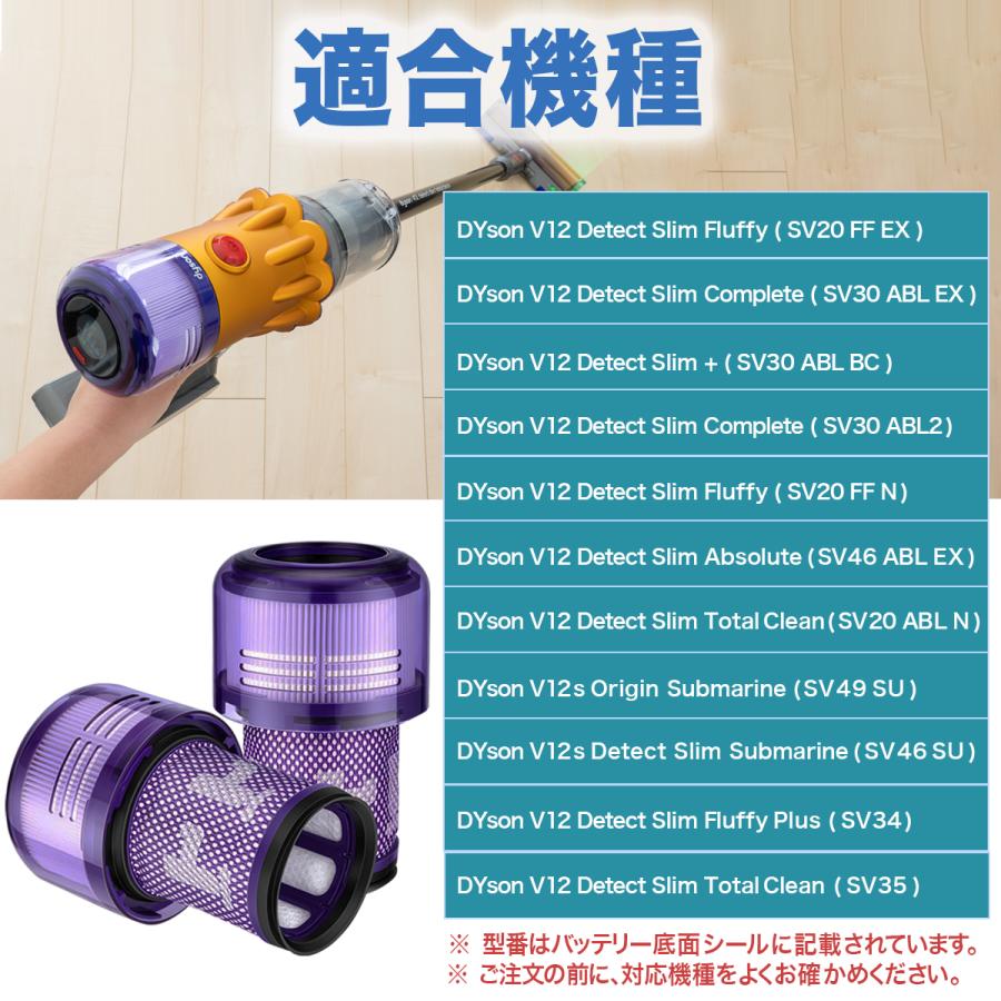 Dyson ダイソン V12 V12s 対応 フィルター 互換品 1個 掃除機 Dyson ダイソン V12 V12s 対応 フィルター 互換品 1個 掃除機