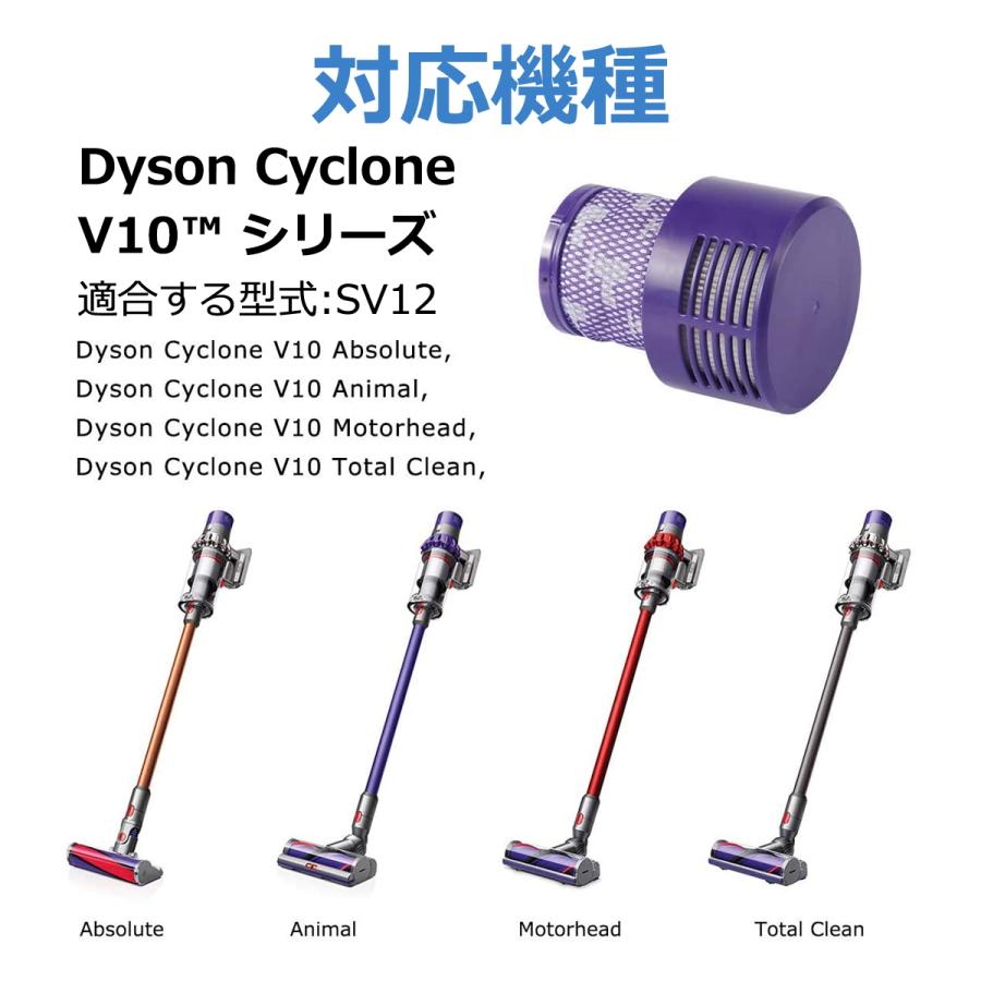 ダイソン V10 フィルター 互換品 1個 Sv12 Dyson コードレス掃除機用 水洗いok Dy6 1p Yaostore 通販 Yahoo ショッピング