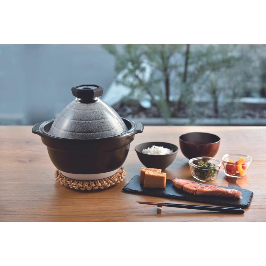 HARIO ご飯釜 土鍋 フタがガラスのご飯釜 2〜3合 土鍋ご飯 HARIO ご飯釜 土鍋 フタがガラスのご飯釜 2〜3合 土鍋ご飯