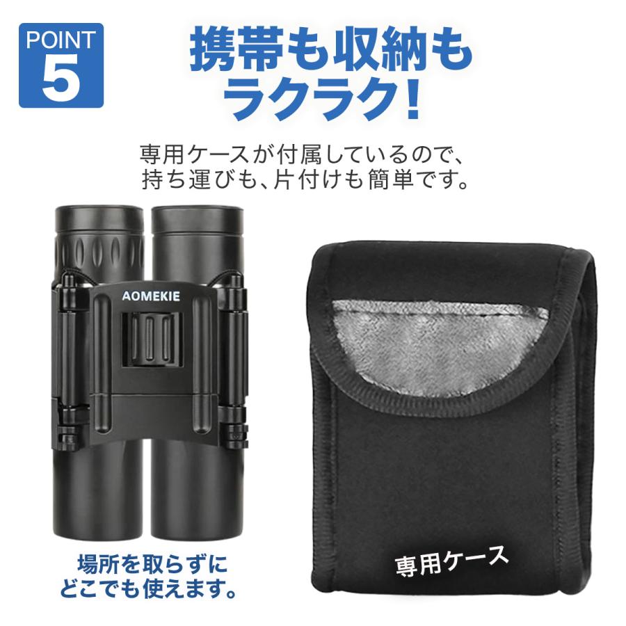 双眼鏡 10倍 高精細 Bak4 レンズ 明るい コンサート 軽量
