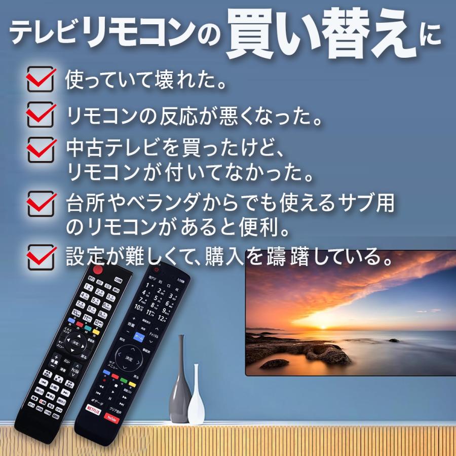 ハイセンス（HISENSE） テレビ リモコン 互換品 汎用 テレビリモコン
