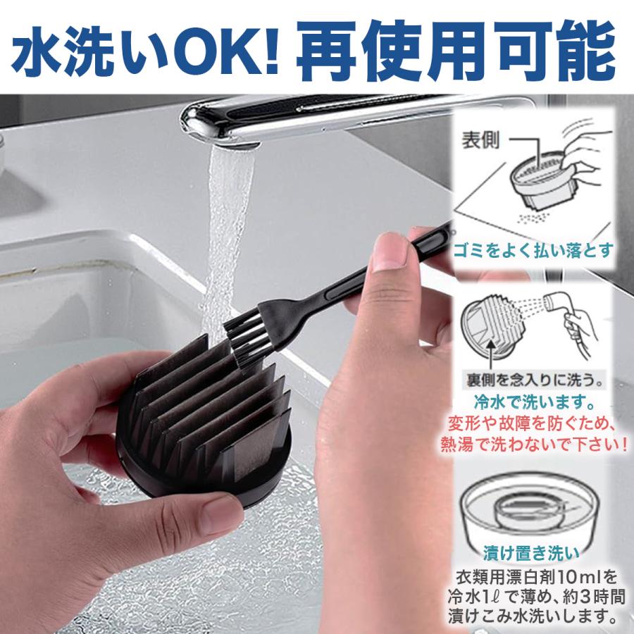 シャープ 掃除機 フィルター 互換品 2個セット SHARP 高性能プリーツフィルター 汎用 互換フィルター 替えフィルター 交換フィルター 2173370564 EC-AH5-P | SHARP | 06