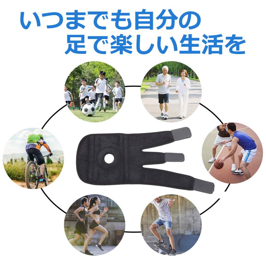 ひざサポートベルト新品未使用2個組 膝サポーター 2枚組 ベルト式 フリーサイズ 男女兼用 膝固定 関節靭帯