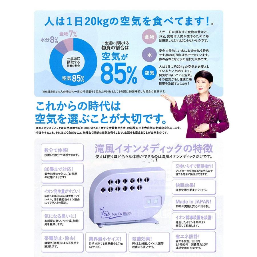 滝風イオンメディック 滝風ION MEDIC 医療用物質生成器 : takiion-lp