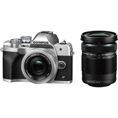 OM-D オリンパス E-M10 Mark IV EZダブルズームキット [シルバー OM-D オリンパス E-M10 Mark IV EZダブルズームキット [シルバー