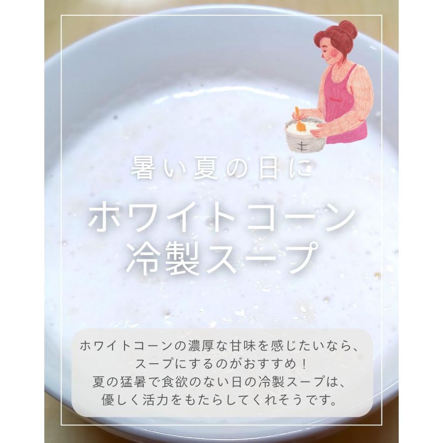 ホワイトコーン 5本 スイートコーン とうもろこし 福井県産 生産者指定 産地直送 八百屋テクテクセレクション クール冷蔵便 |  | 06