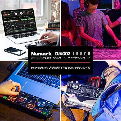 Numark DJコントローラー USB 2デッキ タッチセンサー ホイール コンパクト Serato DJ Lite ニューマーク DJ2GO2 T｜yaoyorodu-store｜03