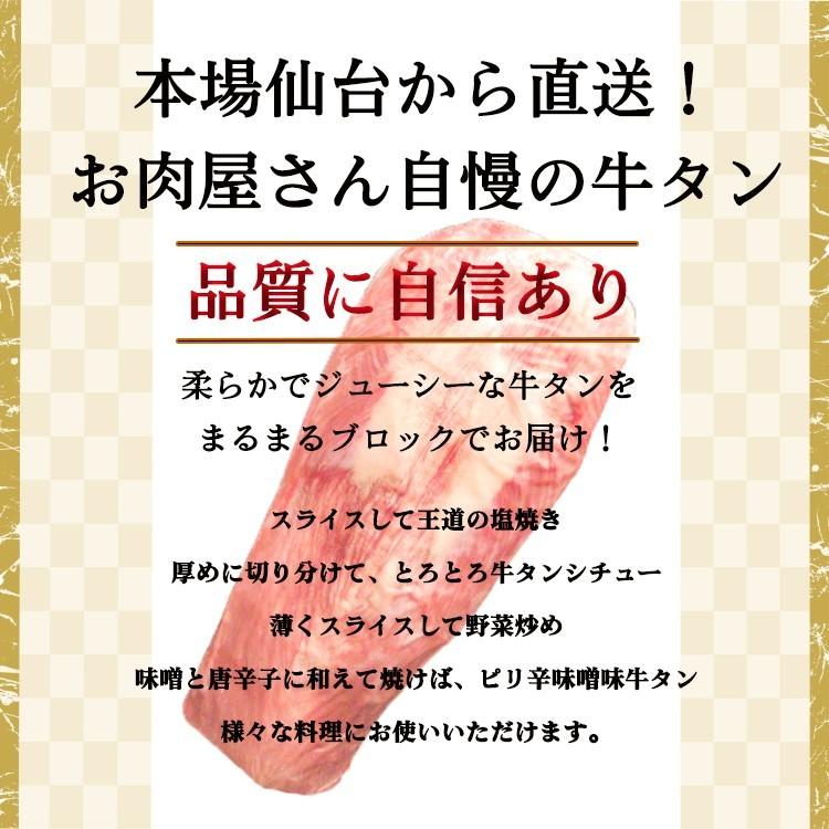 牛タン ブロック 牛たん 仙台 3kg 大容量 たっぷり 送料無料 (タン先あり) キャンプ 焼肉 自宅 | ブランド登録なし | 01