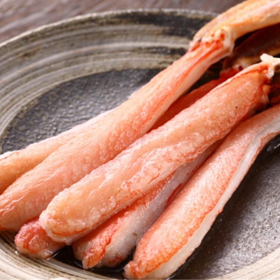 特大 ボイルズワイポーション 1.5gkg(15本×3パック) ずわい むき身 ずわいがに カニ 蟹 ズワイガニ しゃぶしゃぶ 刺身 冷凍 鍋 ...