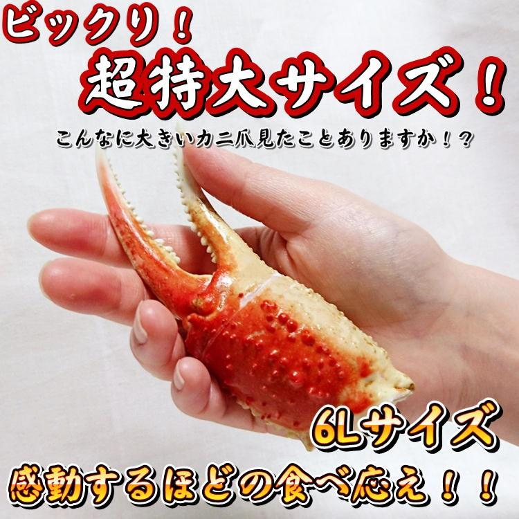 ズワイガニ 爪 1kg ずわい蟹 バルダイ ズワイ 蟹 特大 6l 大容量 お祝い お歳暮 年越し 年末 グルメ Zw Tsume1kg やっぱり東北 通販 Yahoo ショッピング