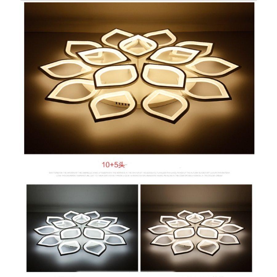 蓮の花 シーリングライト led シャンデリア リビングルーム 蓮の花 シーリングライト led シャンデリア リビングルーム