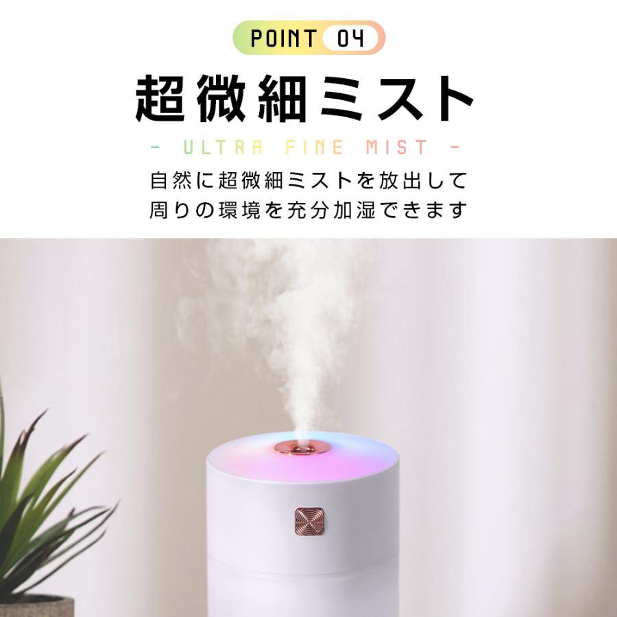 加湿器 超音波式 小型 卓上 大容量 300ml 給電式 マイナスイオン 加湿器 超音波式 小型 卓上 大容量 300ml 給電式 マイナスイオン