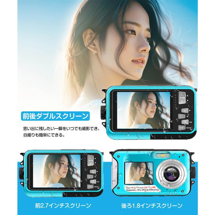 アクションカメラ 小型 4K 4800万画素数 バイク 防水 デジカメ