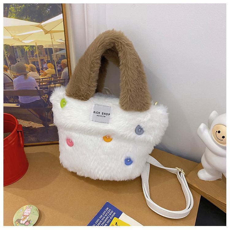 フックドゥ ズパゲッティ もこもこ ファーバッグ ショルダーバッグ  