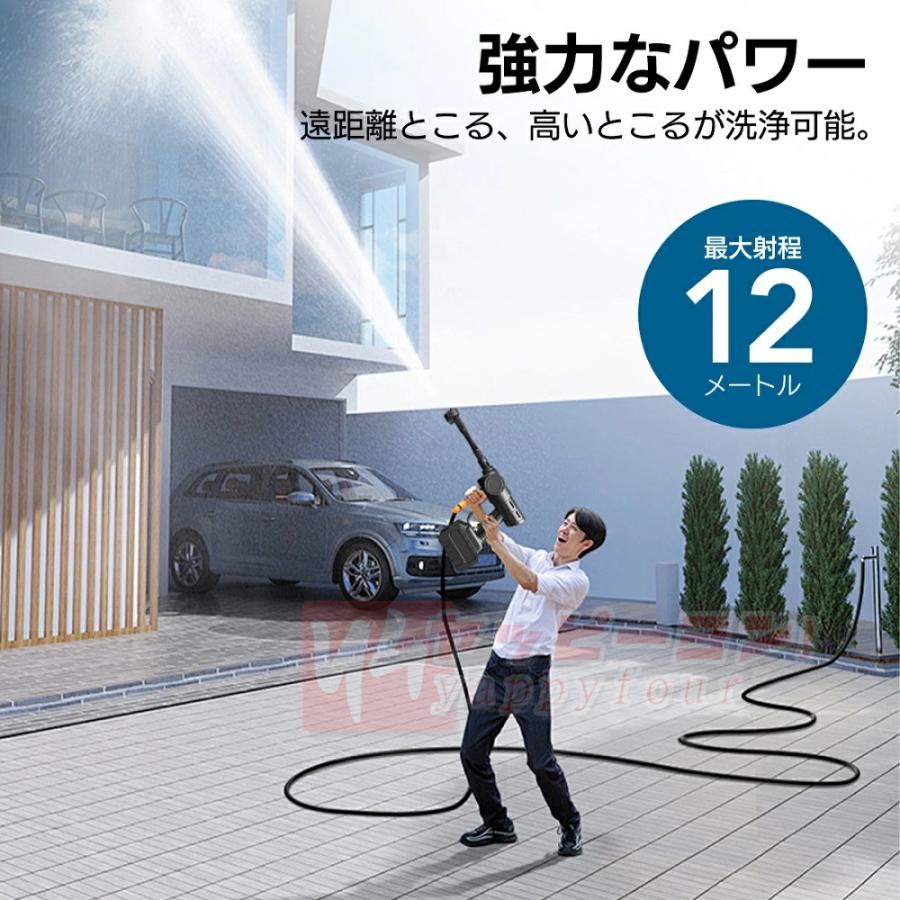 【12Mpa】高圧洗浄機 コードレス 充電式 マキタ バッテリー付き 家庭用 ブラシレスモータ 3段階調整 6in1 軽量 11点セット 強力噴射 水道接続 自吸式 洗車 2025 |  | 10