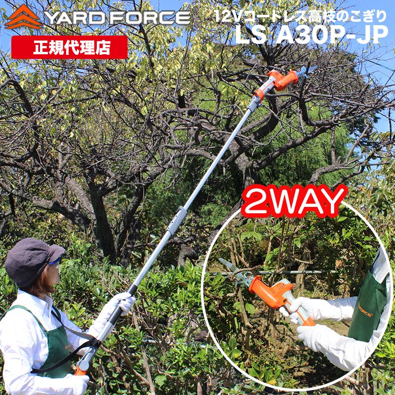 YARD FORCE（ヤードフォース） 高枝のこぎり 2way「12Vコードレス2WAY