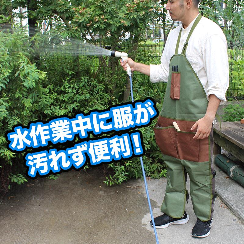 ガーデニングエプロン ワークエプロン サロペット 園芸 ガーデニング