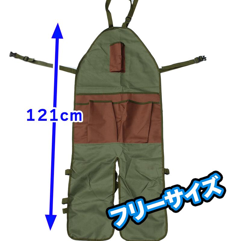 YARD ETC ガーデニング 農作業 エプロン ガーデニングエプロン ワークエプロン サロペット 園芸 ガーデニング