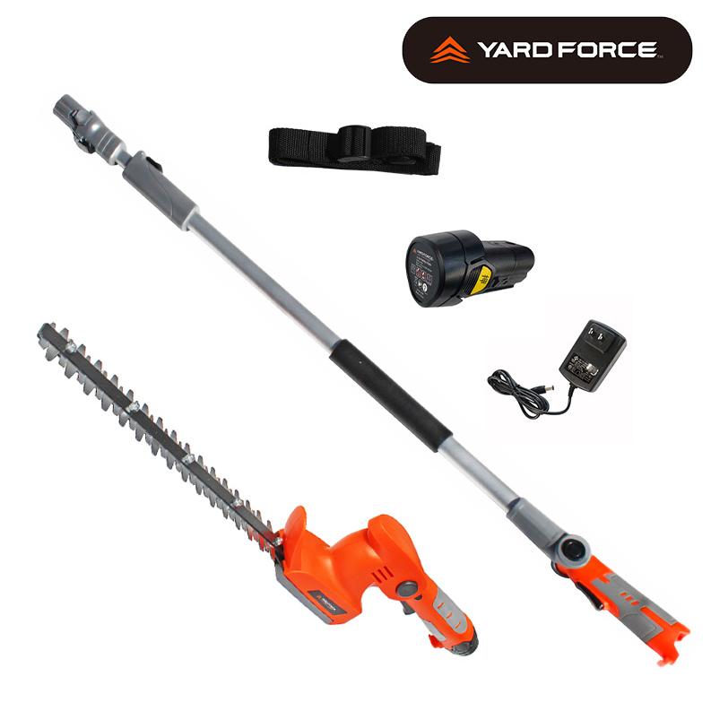 YARD FORCE 高枝 剪定バリカン ヘッジトリマー 2way 「12V