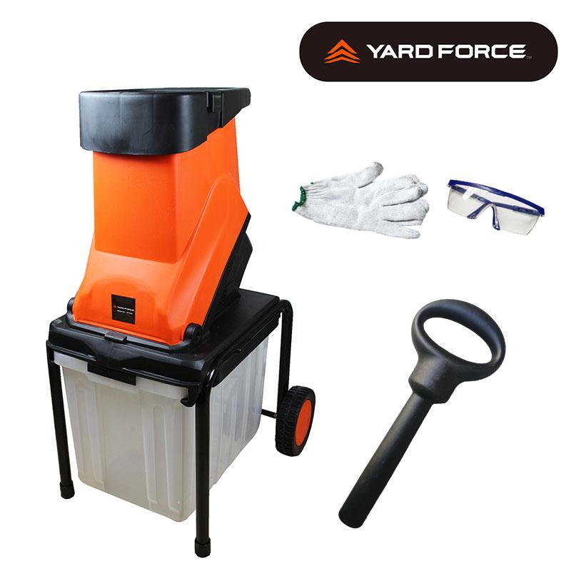 YARD FORCE ガーデンシュレッダー ウッドチッパー「電動ガーデン YARD FORCE ガーデンシュレッダー ウッドチッパー「電動ガーデン