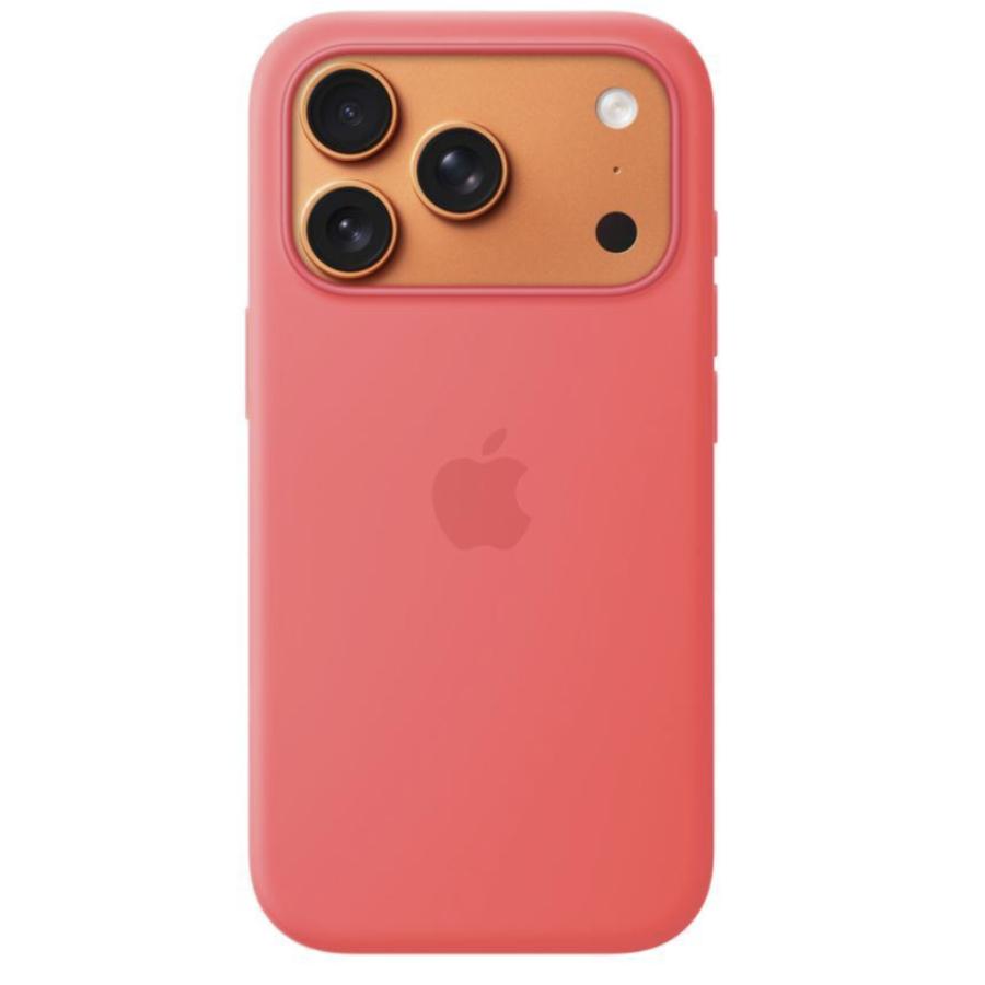 iPhone 17 Pro シリコーンケース - ブライトグアバアップル  MagSafe対応 アップル アイフォン 並行輸入品 ケースa |  | 01