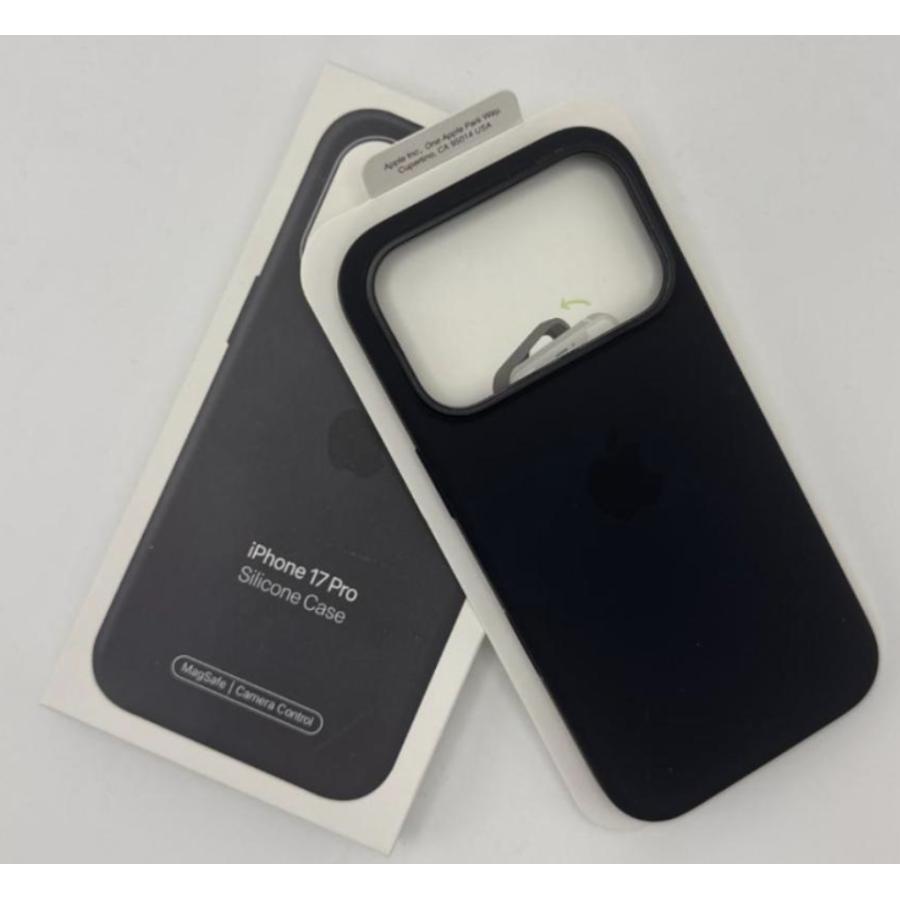 iPhone17pro シリコンケース ブラック MagSafe対応 アップル アイフォン 並行輸入品 ケースa | 